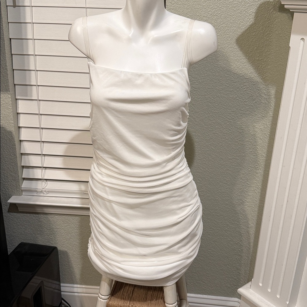Fashion Nova White dress - L